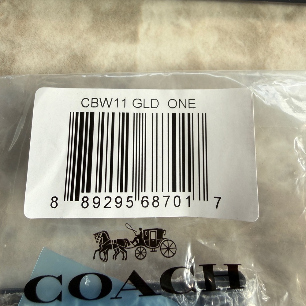 Coach Rivet Chain Drop Earrings - Picture 2 of 3